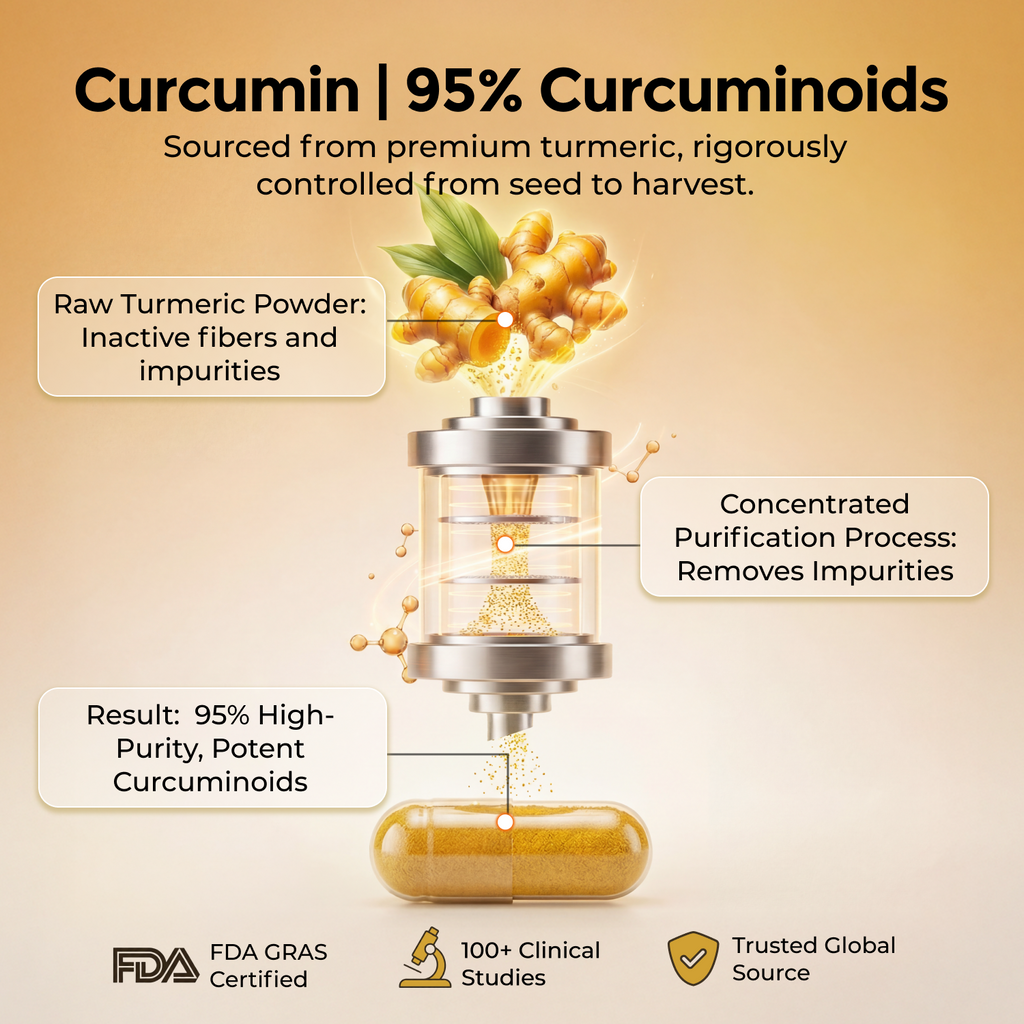 Turmeric Curcumin Supplement with Black Pepper & Ginger