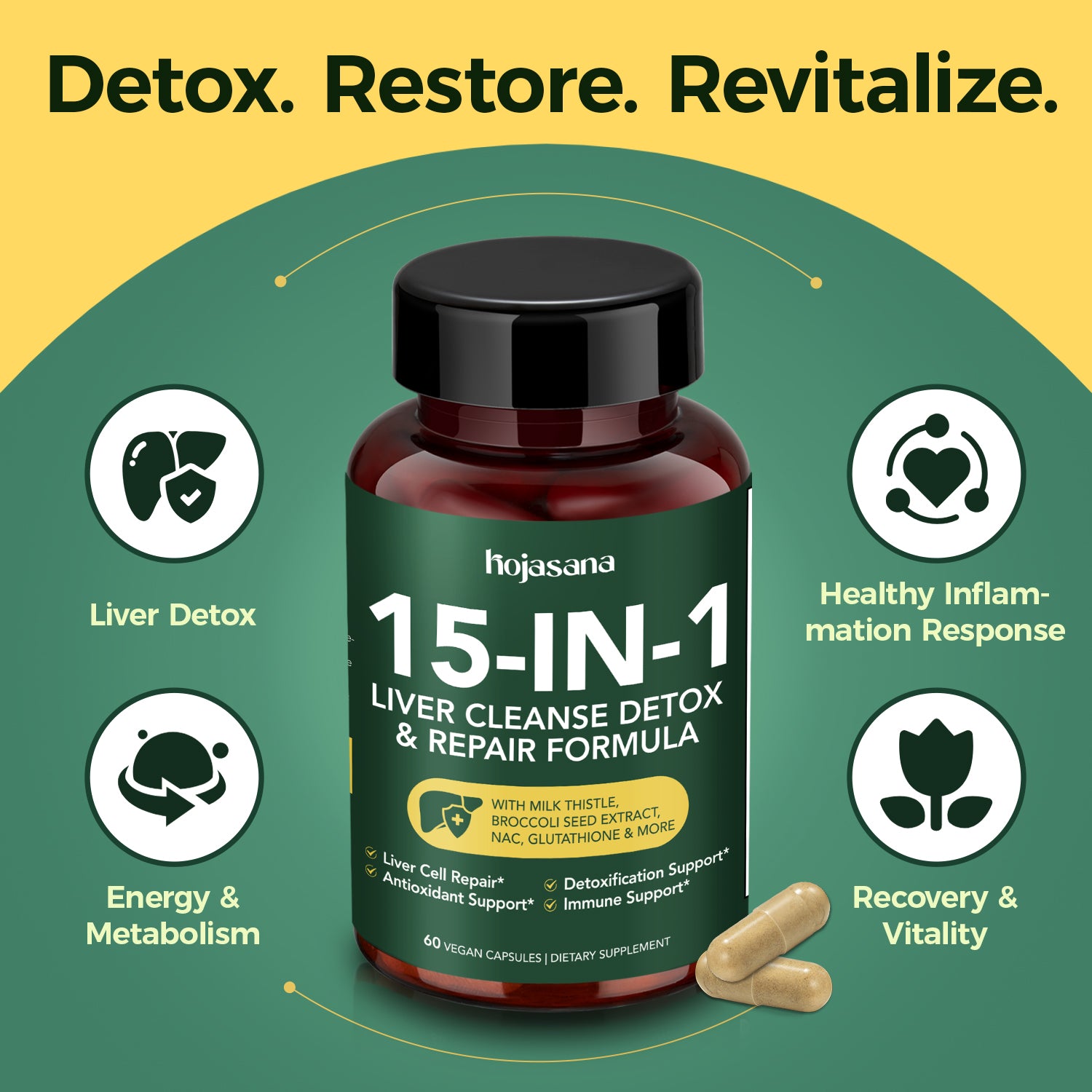 15-in-1 Liver Cleanse Detox & Repair Formula
