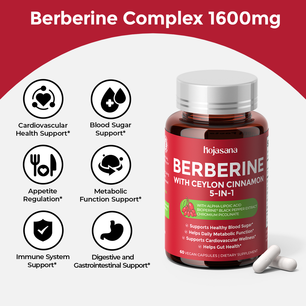 Berberine with Ceylon Cinnamon 5-in-1