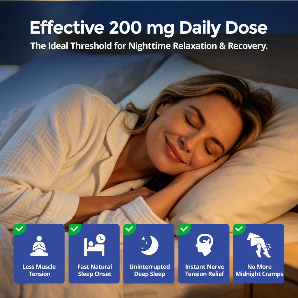 Magnesium Glycinate 200mg (240 Capsules)