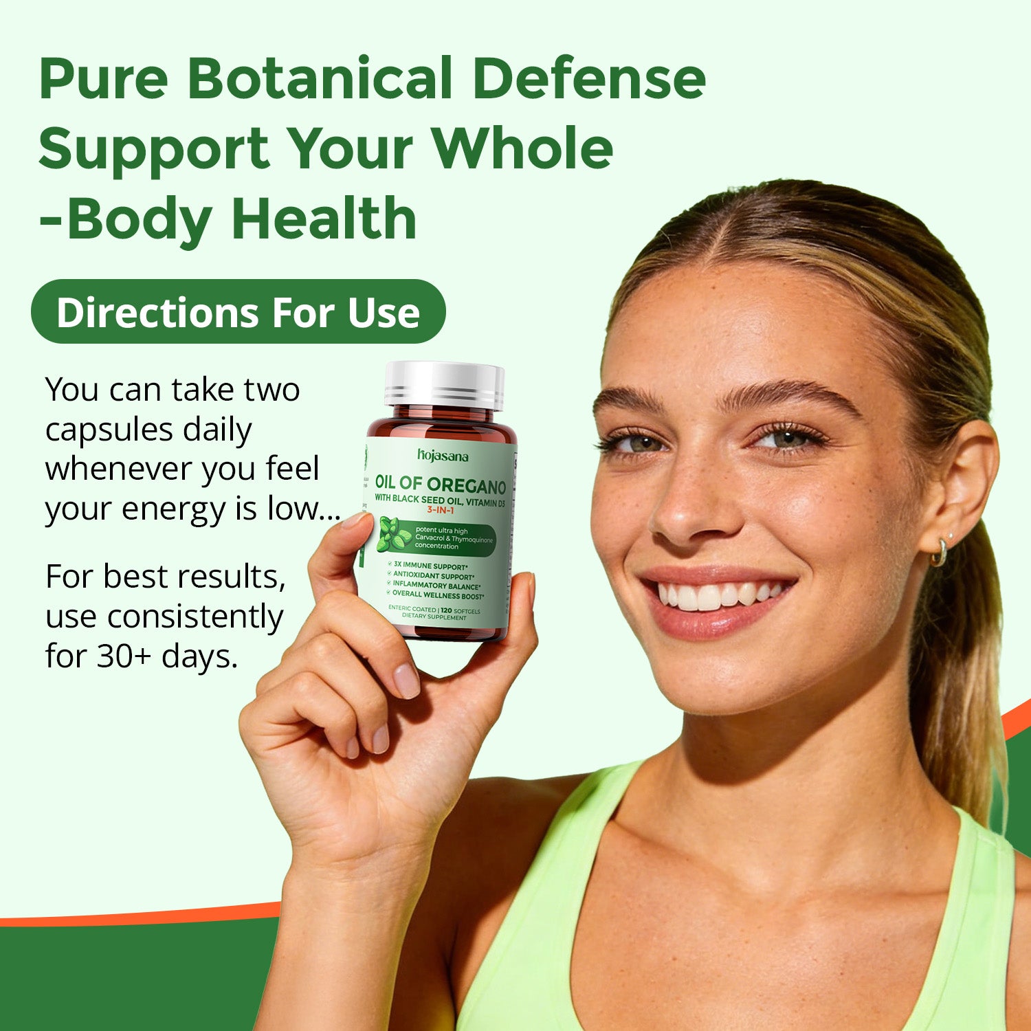 Oil of Oregano with Black Seed Oil Softgels, Vitamin D3