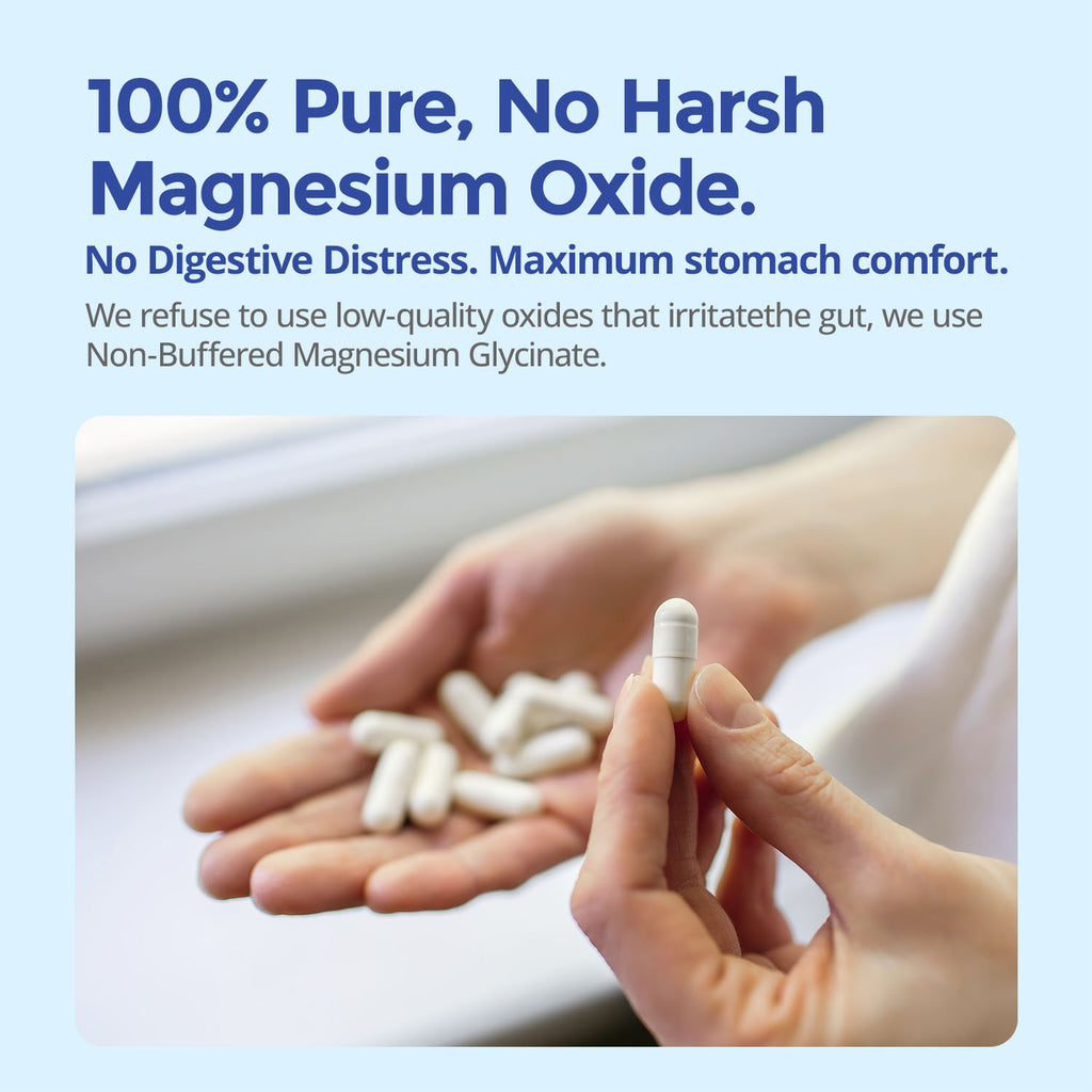Magnesium Glycinate 200mg (240 Capsules)