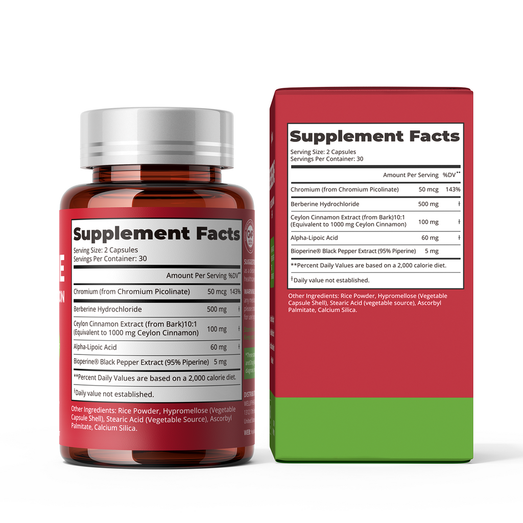Berberine with Ceylon Cinnamon 5-in-1