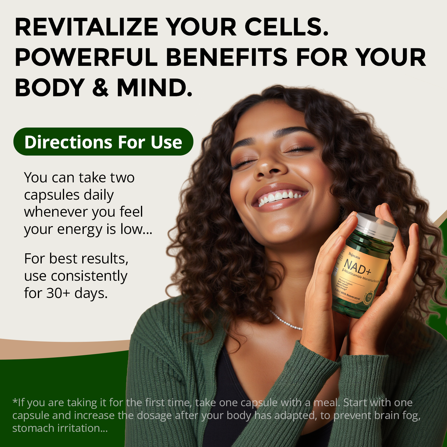 NAD Supplement with Resveratrol